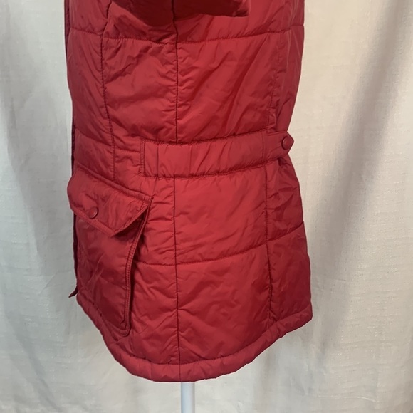 Lands’ End Cranberry Winter Puffer Coat - Picture 6 of 16
